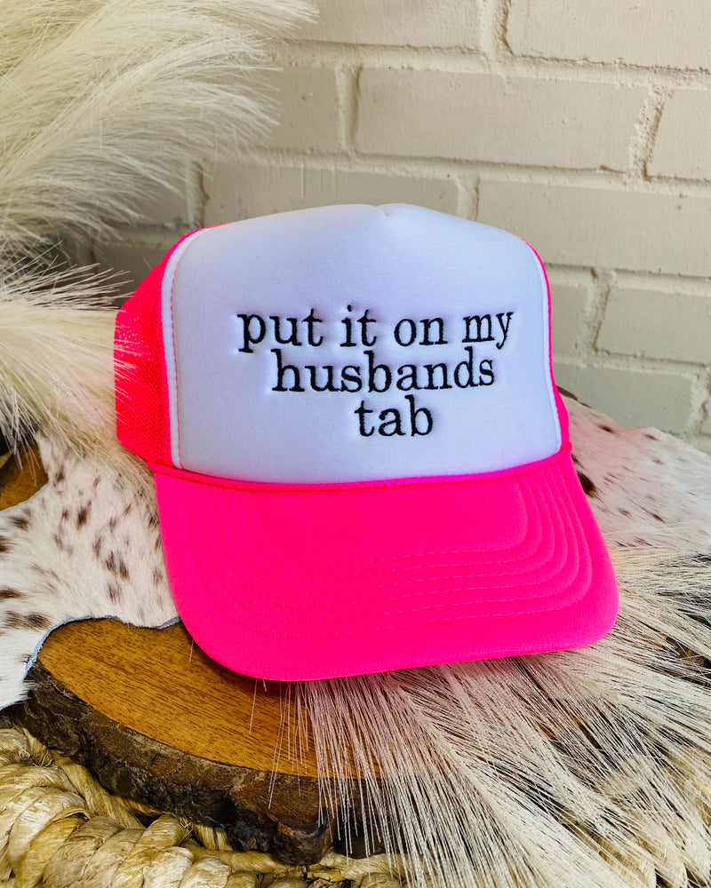 Husbands Tab Pink Trucker