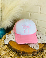 Lt. Pink Bow Trucker