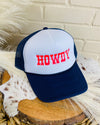 Howdy Embroidered Navy Trucker