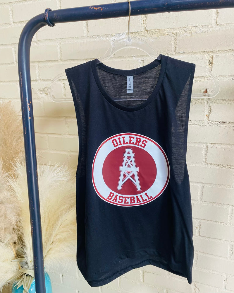 Oilers Baseball Muscle Tank