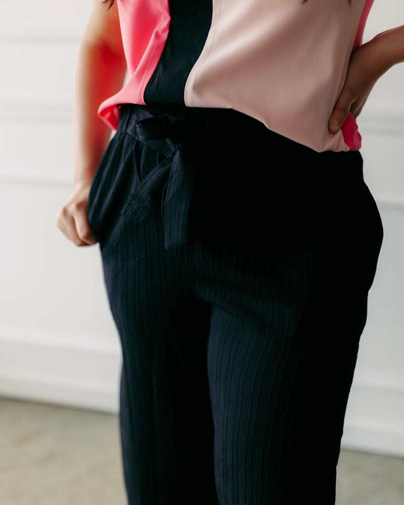 Spring Splendor Pants In Black