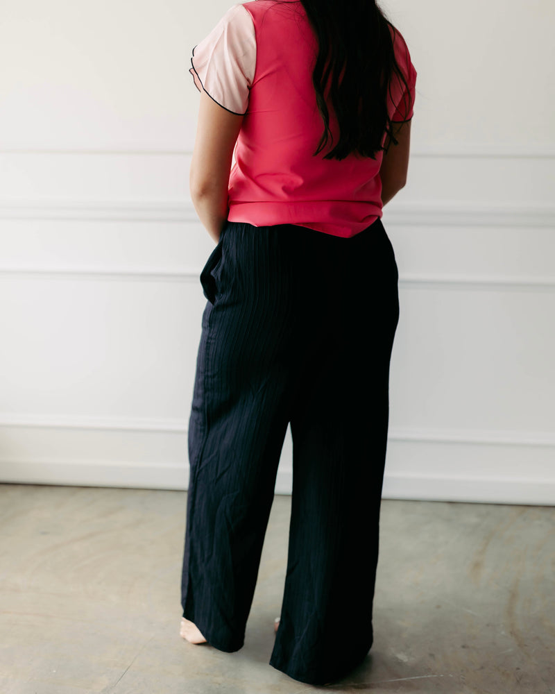 Spring Splendor Pants In Black