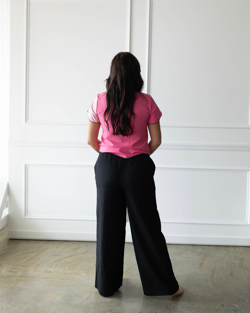 Spring Splendor Pants In Black