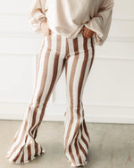 Coastal Striped Flare Jeans