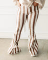 Coastal Striped Flare Jeans