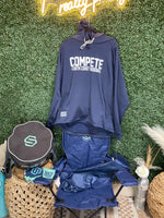 SOCO Compete Baseball Navy Hoodie