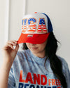 USA Red White & Blue Trucker