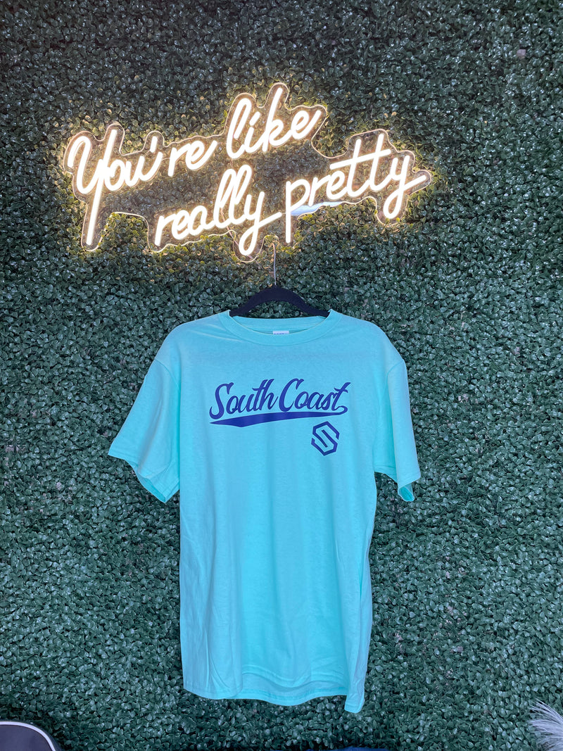 Mint South Coast Baseball Tee