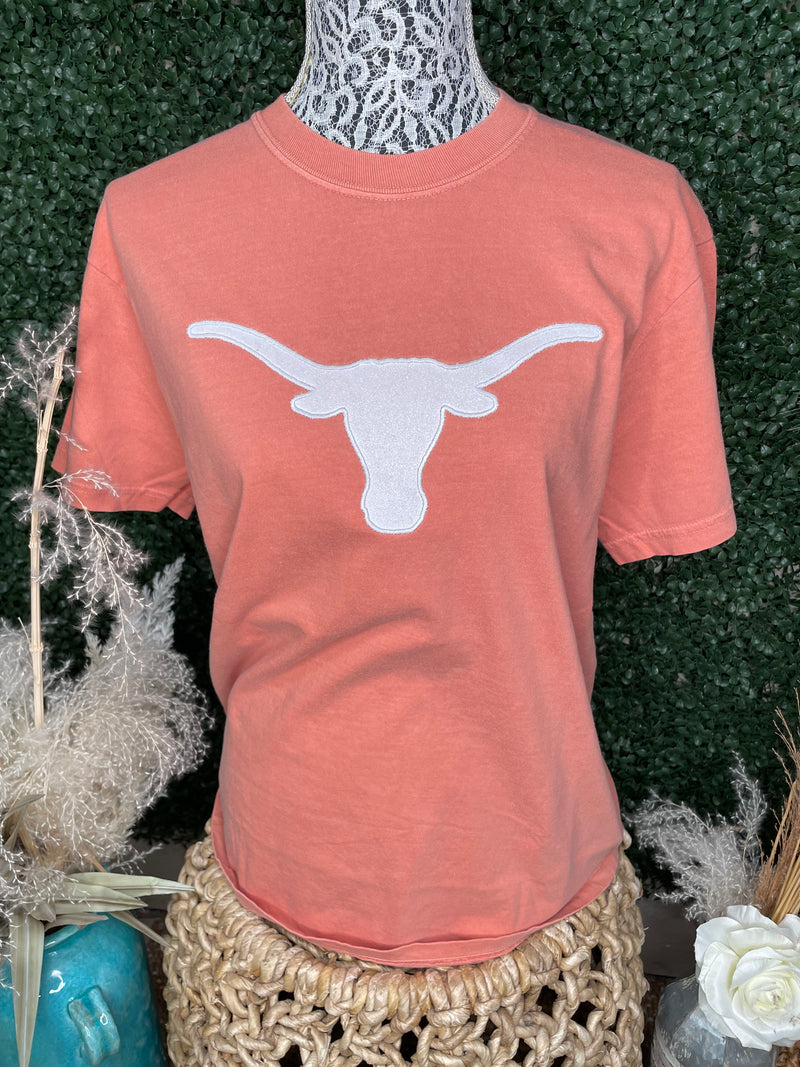 Texas Longhorns Embroidered Tee