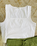 Roxy Boxy Cami In White