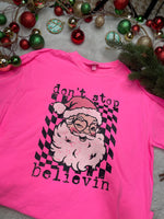 Don't Stop Believin' Santa Tee