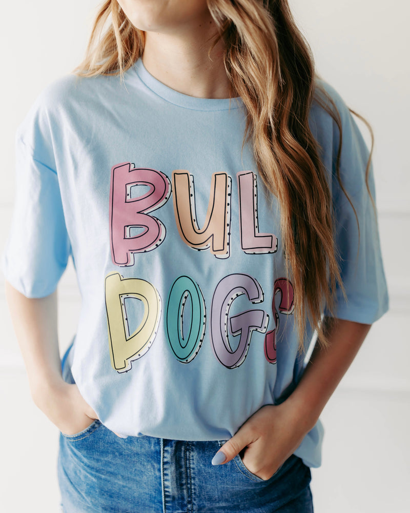 Colorful Bulldogs Tee