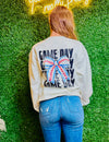 Baseball Bow Sweatshirt