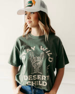 Stay Wild Tee In Green