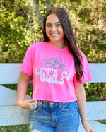 Let's Go Girls Disco Crop Tee