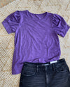 Back To Basics Top In Purple