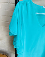 Just The Way Blouse In Mint