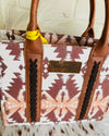 Wrangler Southwestern Print Small Canvas Tote