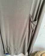 Dark Olive Pocket Plus Size Top