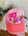 Butterfly Pink Trucker