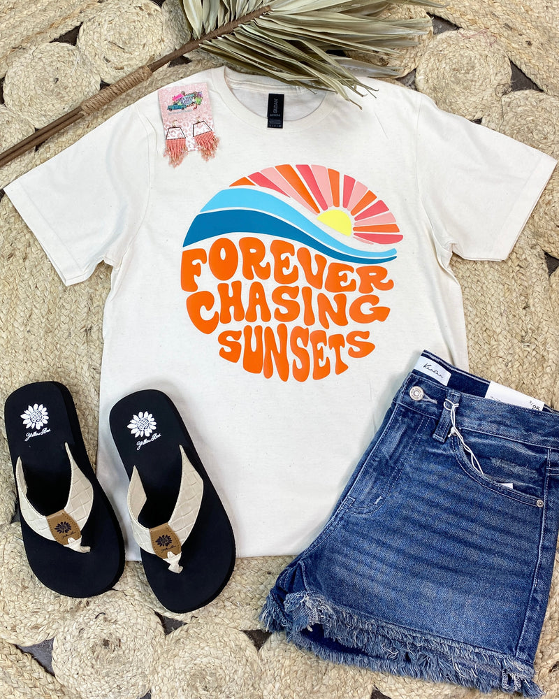 Forever Chasing Sunsets Tee