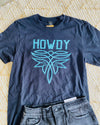 Turquoise Howdy Tee