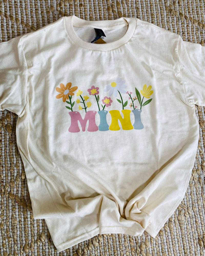 Mini With Flowers Tee