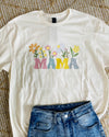 Mama With Flowers Tee