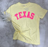 Texas Puff Tee In Yellow