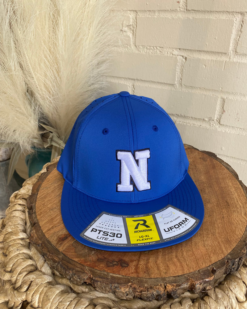 Needville N Blue Flexfit Hat