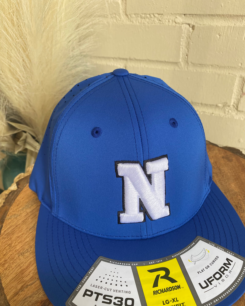 Needville N Blue Flexfit Hat