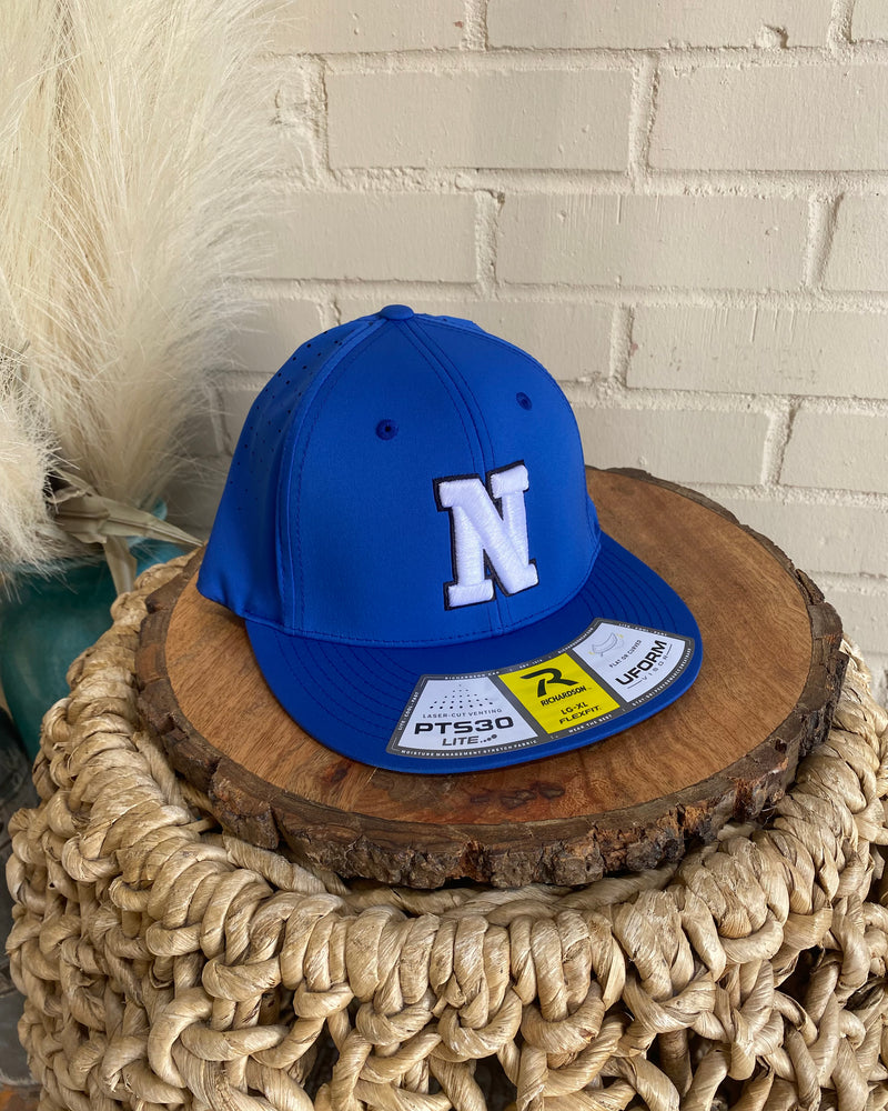 Needville N Blue Flexfit Hat