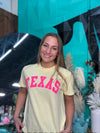 Texas Puff Tee In Yellow