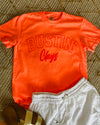 Bustin' Clays Tee In Orange