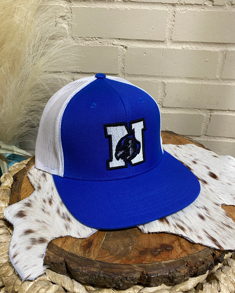 Needville N Blue Jay Snapback Hat