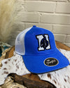 Needville N Blue Jay Ponytail Hat