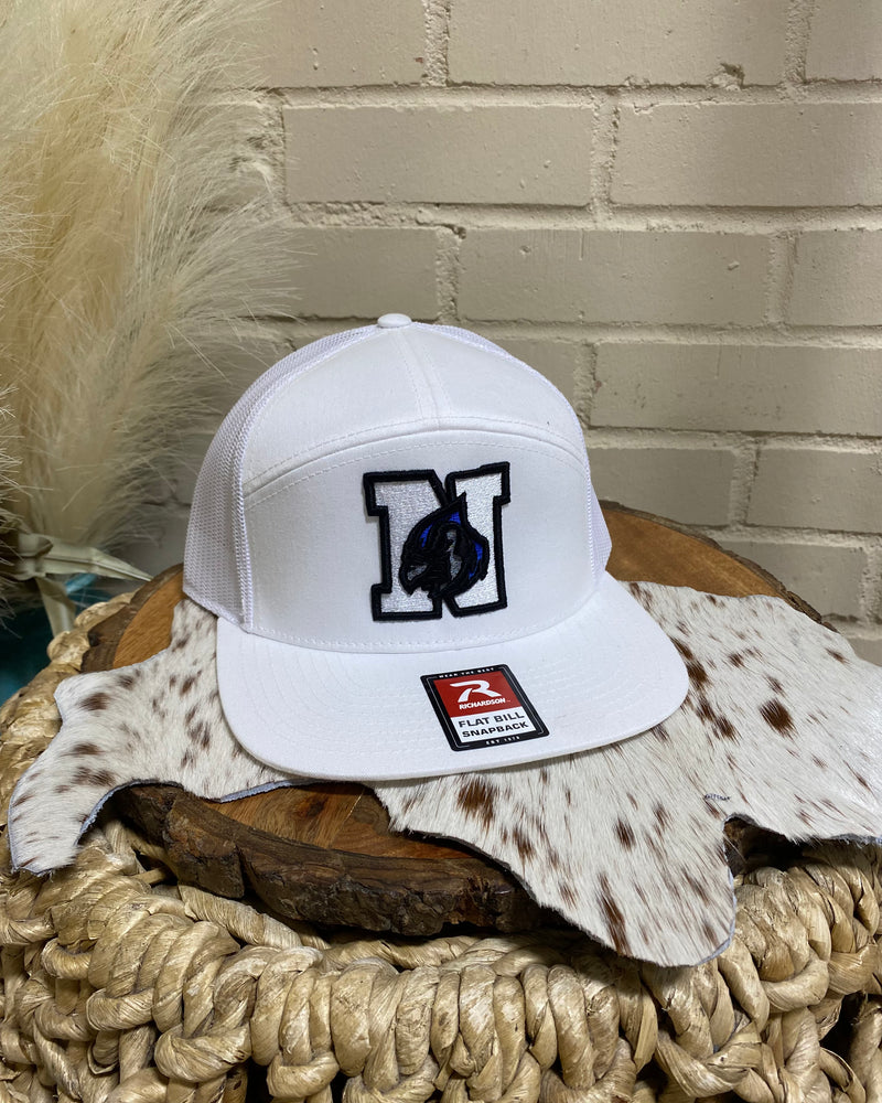 Needville N Blue Jay 7 Panel Hat