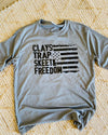 Clays Trap Skeet Grey Drifit Tee