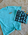 Aww Skeet Skeet Teal Tee