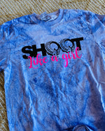 Shoot Like A Girl Purple Tee