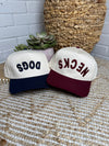 Necks Embroidered Canvas Trucker Hat