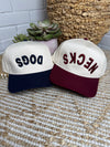 Necks Embroidered Canvas Trucker Hat