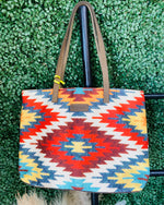 Wrangler Aztec Canvas Tote In Multi