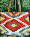 Wrangler Aztec Canvas Tote In Multi