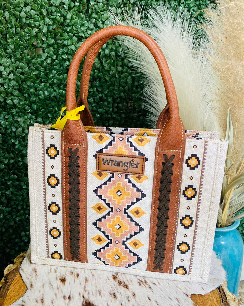 West Wrangler Aztec Tote In Coffee