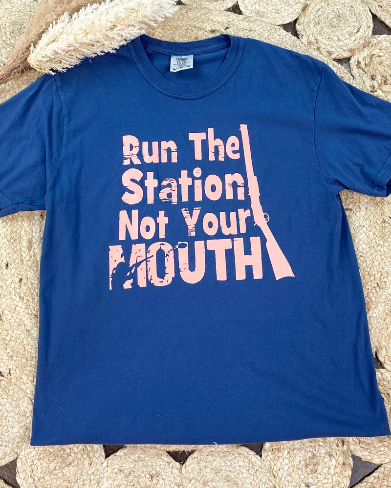 Run The Station Tee