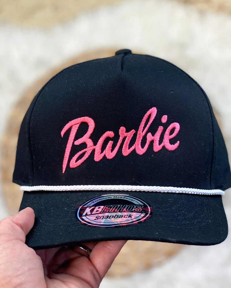 Barbie Trucker Hat Black