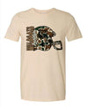 Youth Camo Wildcats Helmet Tee in Cream