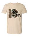 Youth Camo Buccaneers Helmet Tee in Cream