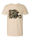Youth Camo Leopards Helmet Tee in Cream
